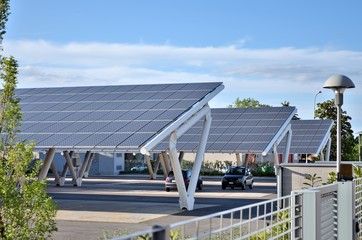ombrières photovoltaïques 