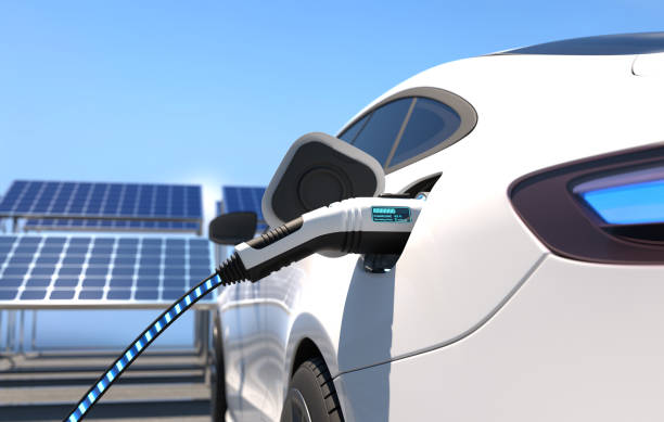 Ombrière plus borne de recharge