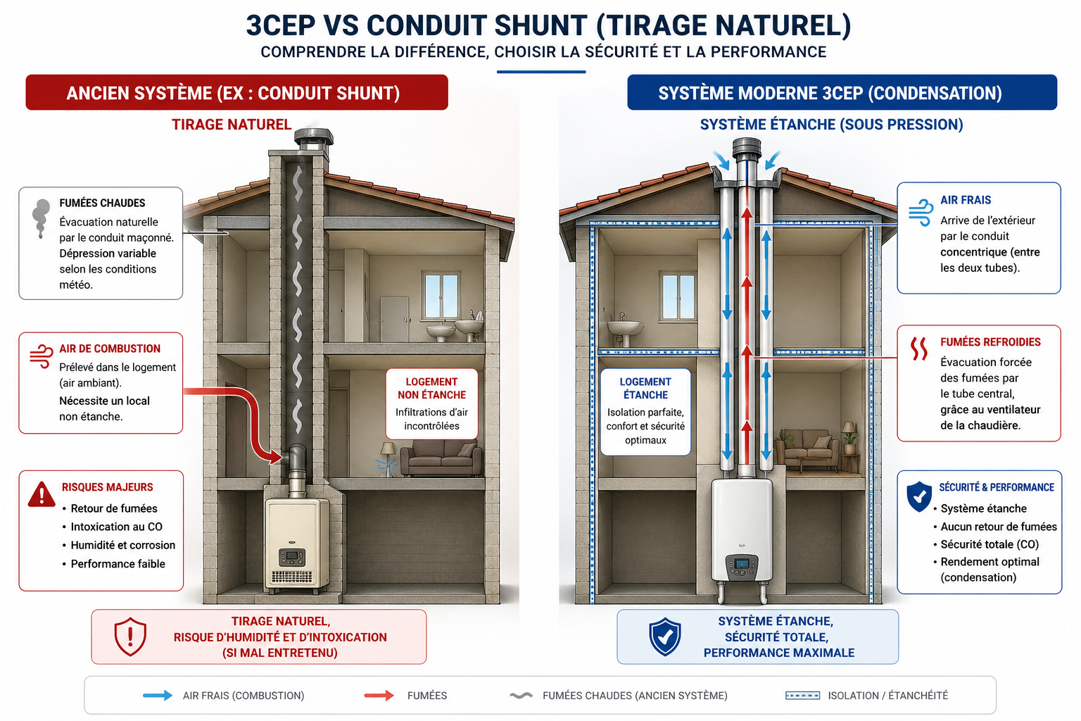 3CEP vs conduit Shunt idex