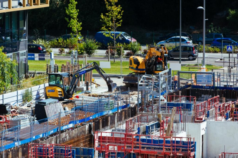 Chantier réseau de chaleur et de froid Nice Méridia