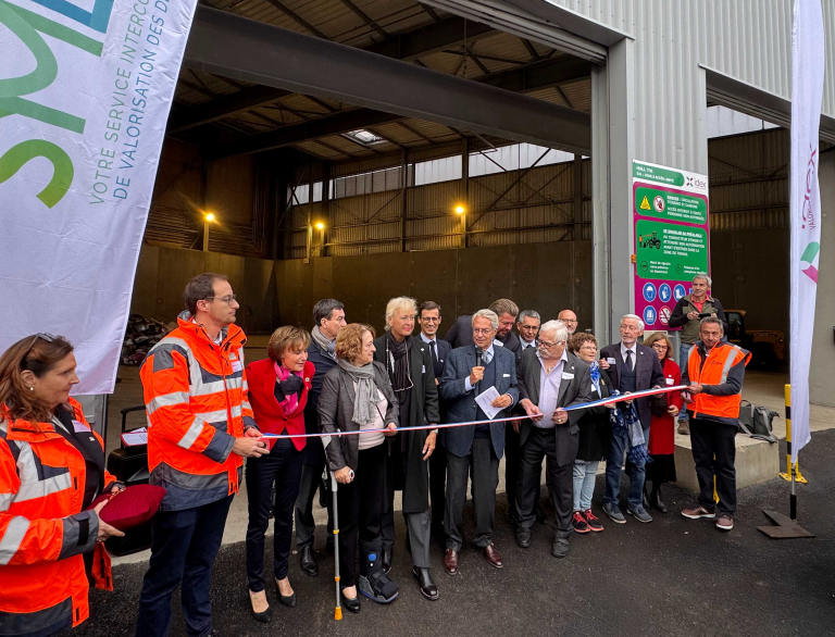 inauguration 3e ligne centre de valorisation énergétique Villers Saint Paul
