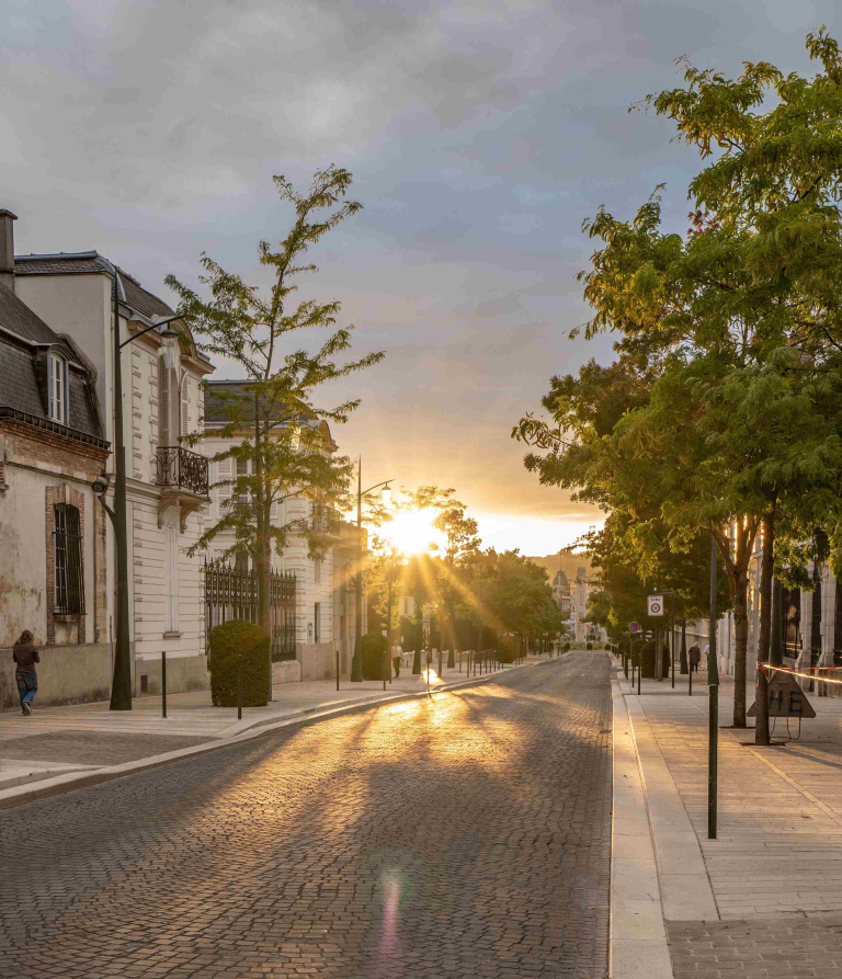 une rue à Epernay