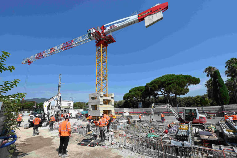 visite chantier réseau de chaleur Cannes Bocca 