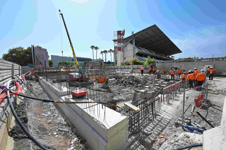 visite chantier réseau de chaleur Cannes La Bocca 